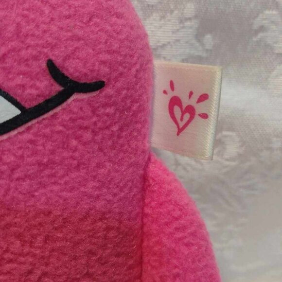 Justice Pink Monster Silver Horns 5 Inch Plush Stuffed Animal Toy - Picture 3 of 7